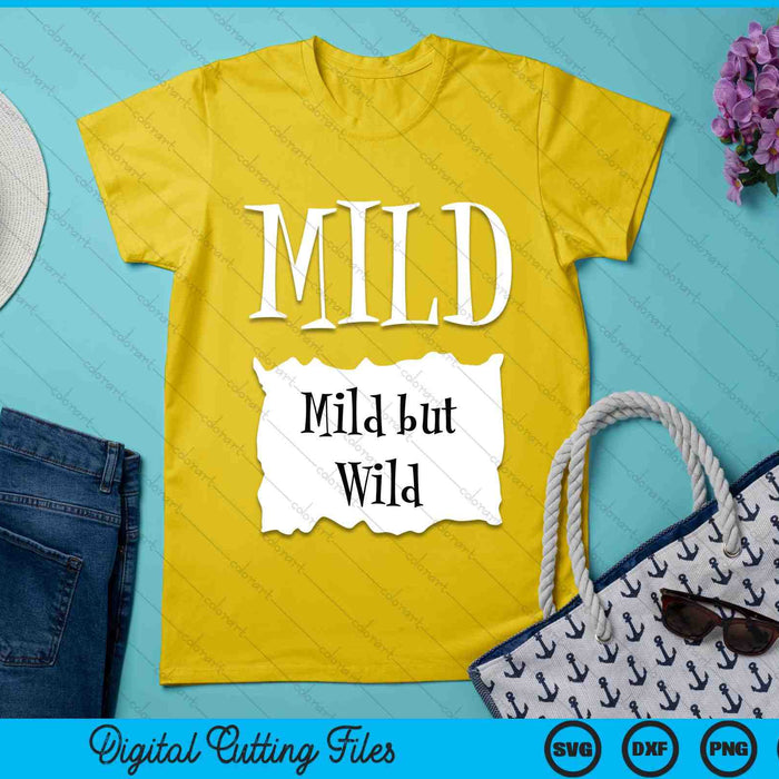 MILD Hot Packet Halloween Taco Costume Mild But Wild SVG PNG Digital Cutting Files MILD Hot Packet Halloween Taco Costume Mild But Wild SVG PNG Digital Cutting Files