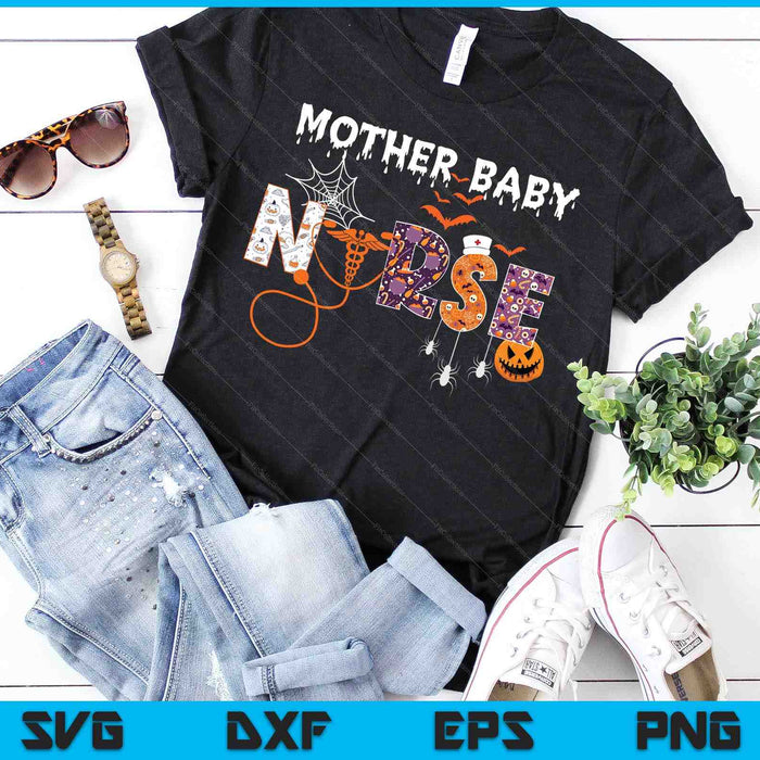Mother Baby Nurse Halloween Spooky Stethoscope SVG PNG Digital Cutting Files Mother Baby Nurse Halloween Spooky Stethoscope SVG PNG Digital Cutting Files