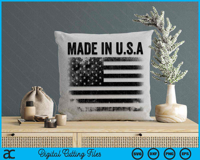 Made In USA American Flag Patriotic 4th Of July SVG PNG Digital Printable Files Made In USA American Flag Patriotic 4th Of July SVG PNG Digital Printable Files