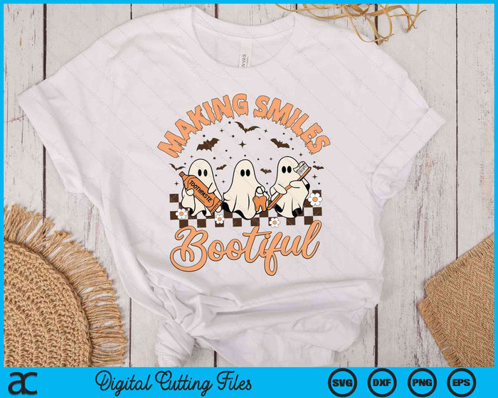 Making Smiles Bootiful Spooky Dental Assistant Dentist Halloween SVG PNG Digital Printable Files Making Smiles Bootiful Spooky Dental Assistant Dentist Halloween SVG PNG Digital Printable Files
