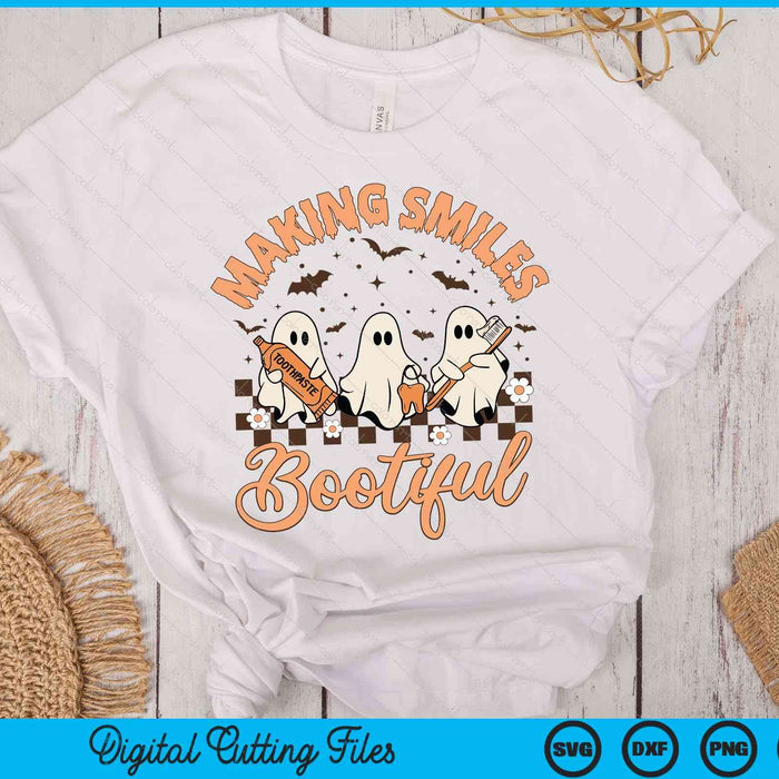 Making Smiles Bootiful Spooky Dental Assistant Dentist Halloween SVG PNG Digital Printable Files Making Smiles Bootiful Spooky Dental Assistant Dentist Halloween SVG PNG Digital Printable Files