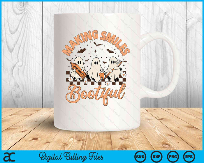 Making Smiles Bootiful Spooky Dental Assistant Dentist Halloween SVG PNG Digital Printable Files Making Smiles Bootiful Spooky Dental Assistant Dentist Halloween SVG PNG Digital Printable Files