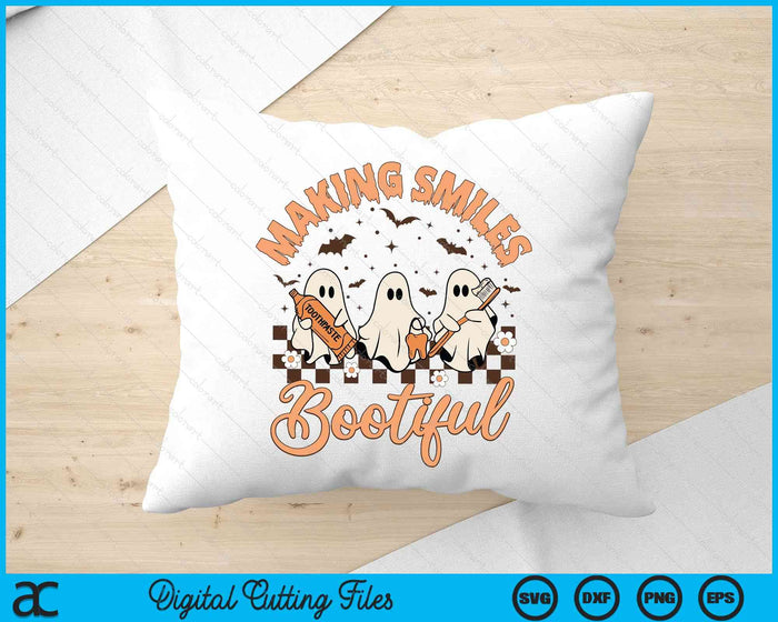 Making Smiles Bootiful Spooky Dental Assistant Dentist Halloween SVG PNG Digital Printable Files Making Smiles Bootiful Spooky Dental Assistant Dentist Halloween SVG PNG Digital Printable Files
