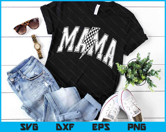 Mama Lightning Bolt Checkered Varsity Mom Women Mother's Day SVG PNG Digital Printable Files Mama Lightning Bolt Checkered Varsity Mom Women Mother's Day SVG PNG Digital Printable Files