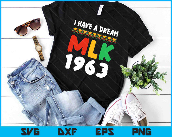Martin Luther King jr MLK Day Black History SVG PNG Digital Cutting Files