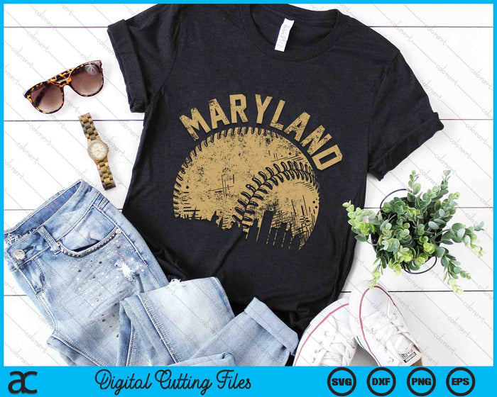 Maryland Baseball Skyline Player Coach Fan SVG PNG Digital Printable Files Maryland Baseball Skyline Player Coach Fan SVG PNG Digital Printable Files