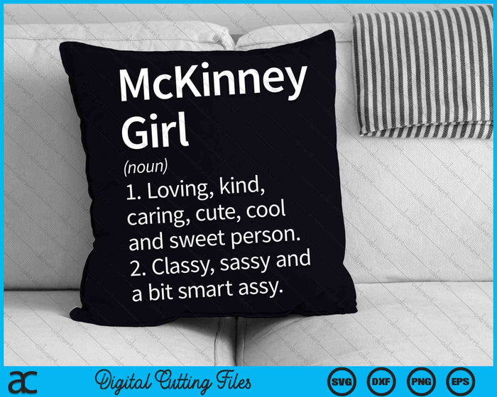 McKinney Girl TX Texas Home Roots SVG PNG Cortar archivos imprimibles McKinney Girl TX Texas Home Roots SVG PNG Cortar archivos imprimibles
