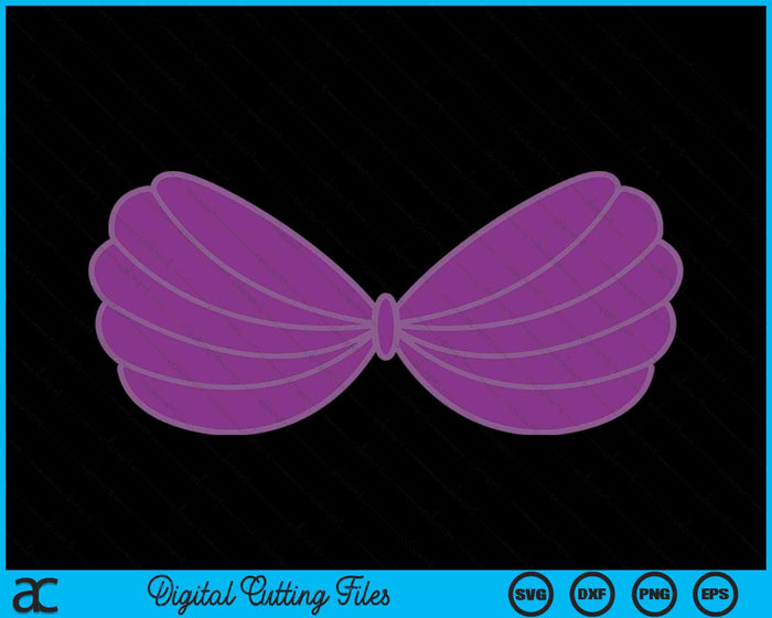 Mermaid Halloween Seashell Bra SVG PNG Digital Cutting Files Mermaid Halloween Seashell Bra SVG PNG Digital Cutting Files