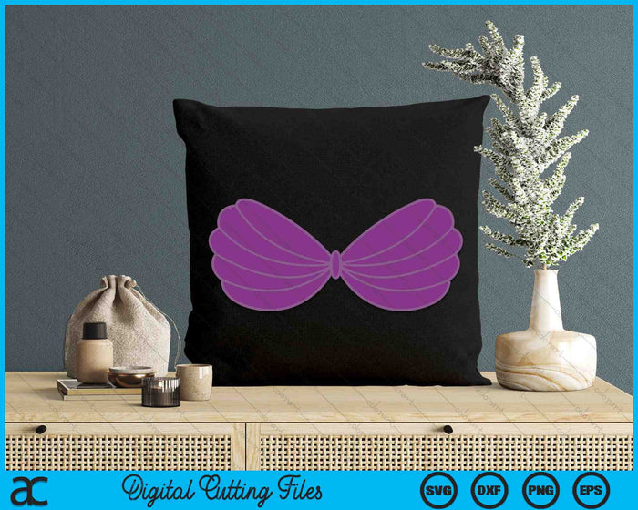 Mermaid Halloween Seashell Bra SVG PNG Digital Cutting Files Mermaid Halloween Seashell Bra SVG PNG Digital Cutting Files