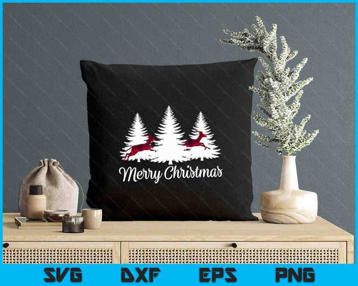 Merry Christmas Shirt For Women Buffalo Plaid Reindeer Tree SVG PNG Digital Printable Files Merry Christmas Shirt For Women Buffalo Plaid Reindeer Tree SVG PNG Digital Printable Files