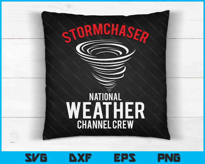 Meteorolgy or Stormchaser National Weather Channel Crew SVG PNG Digital Cutting Files