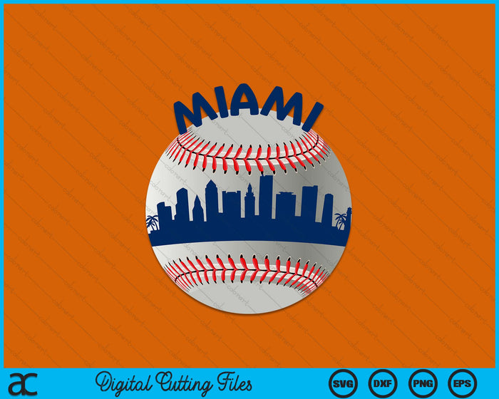 Miami Baseball Team Fans of Space City SVG PNG Cutting Printable Files Miami Baseball Team Fans of Space City SVG PNG Cutting Printable Files