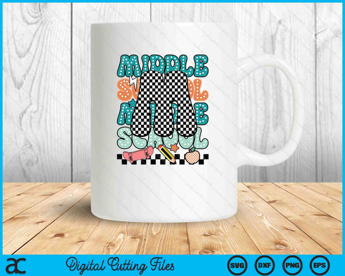 Middle School Dude Back To School For Boys SVG PNG Digital Printable Files Middle School Dude Back To School For Boys SVG PNG Digital Printable Files