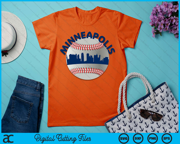 Minneapolis Baseball Team Fans of Space City SVG PNG Cutting Printable Files