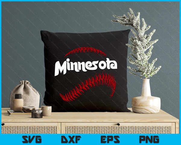 Minnesota Baseball Lovers Vintage Baseball Lovers Fans SVG PNG Digital Printable Files