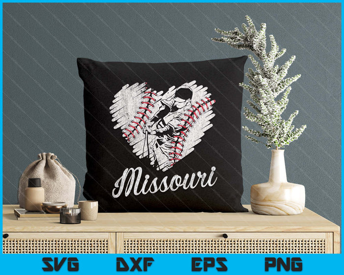 Missouri Baseball Heart Distressed Vintage Baseball Fans SVG PNG Digital Printable Files Missouri Baseball Heart Distressed Vintage Baseball Fans SVG PNG Digital Printable Files
