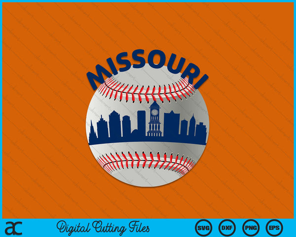 Missouri Baseball Team Fans of Space City SVG PNG Cutting Printable Files
