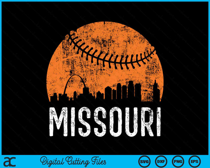 Missouri Skyline Missouri Baseball SVG PNG Printable Cutting Files Missouri Skyline Missouri Baseball SVG PNG Printable Cutting Files