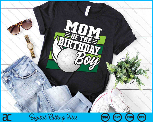 Mom Of The Birthday Boy Hockey Lover Birthday SVG PNG Digital Printable Files