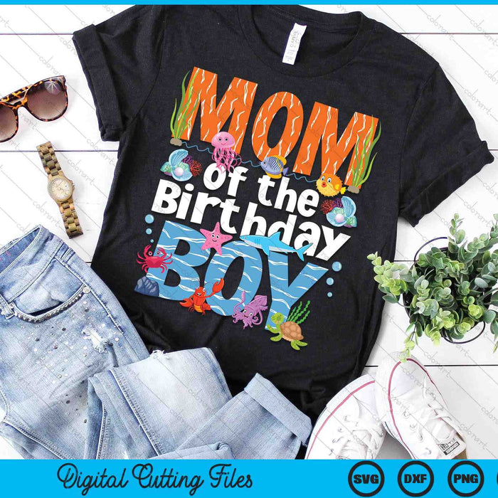 Aunt Under Sea Birthday Boy Ocean Sea Animals Themed SVG PNG Digital Cutting Files Aunt Under Sea Birthday Boy Ocean Sea Animals Themed SVG PNG Digital Cutting Files