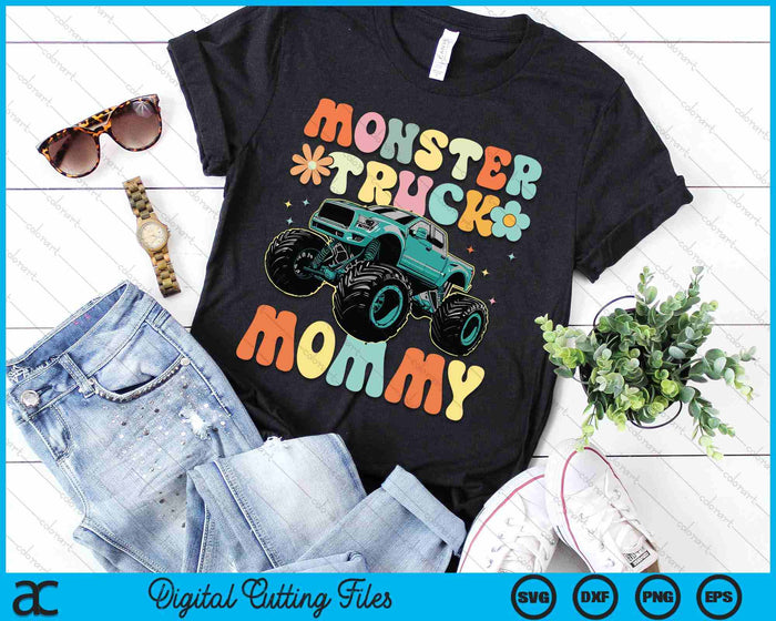 Monster Truck Mommy Groovy Truck Lover SVG PNG Digital Printable Files Monster Truck Mommy Groovy Truck Lover SVG PNG Digital Printable Files