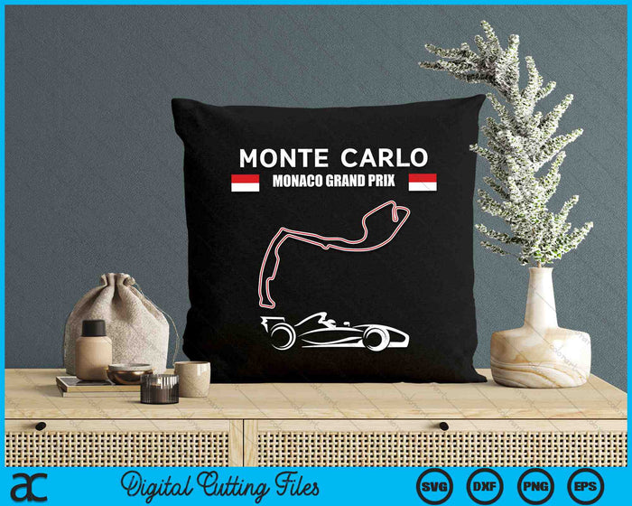Monte Carlo Race Track Formula Racing Car Monaco SVG PNG Digital Cutting Files Monte Carlo Race Track Formula Racing Car Monaco SVG PNG Digital Cutting Files