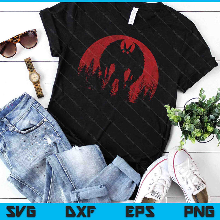 Mothman Moon Cryptozoology Cryptid SVG PNG Digital Cutting Files Mothman Moon Cryptozoology Cryptid SVG PNG Digital Cutting Files