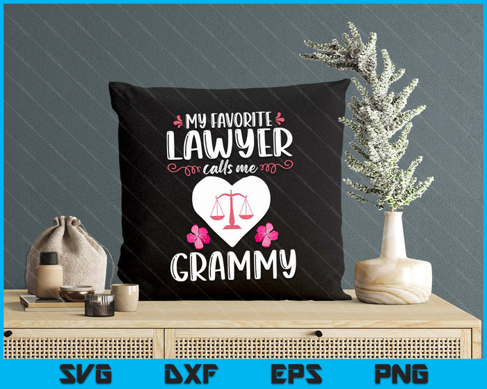 My Favorite Lawyer Calls Me Grammy Funny Attorney Grammy SVG PNG Digital Printable Files My Favorite Lawyer Calls Me Grammy Funny Attorney Grammy SVG PNG Digital Printable Files