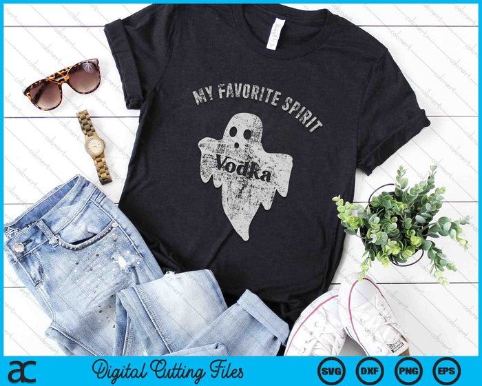My Favorite Spirit Vodka Funny Halloween Ghost SVG PNG Digital Cutting Files My Favorite Spirit Vodka Funny Halloween Ghost SVG PNG Digital Cutting Files