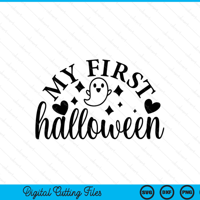 My First Halloween Boo SVG PNG Digital Cutting Files My First Halloween Boo SVG PNG Digital Cutting Files