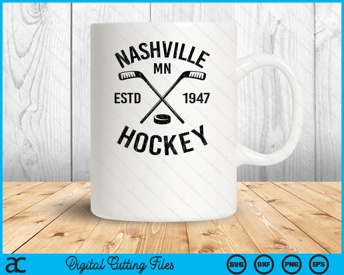 Nashville Minnesota Ice Hockey Sticks Vintage Gift SVG PNG Digital Cutting Files Nashville Minnesota Ice Hockey Sticks Vintage Gift SVG PNG Digital Cutting Files