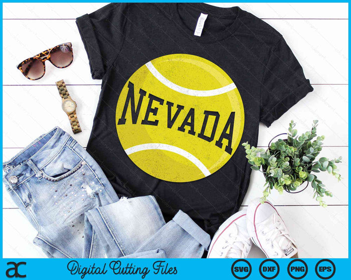 Nevada Tennis Fan SVG PNG Digital Cutting Files Nevada Tennis Fan SVG PNG Digital Cutting Files
