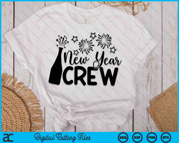 New Year Crew New Years Eve SVG PNG Digital Cutting Files