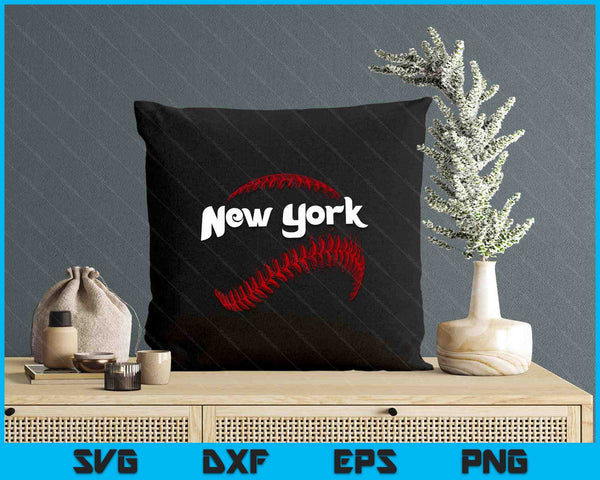 New York Baseball Lovers Vintage Baseball Lovers Fans SVG PNG Digital Printable Files