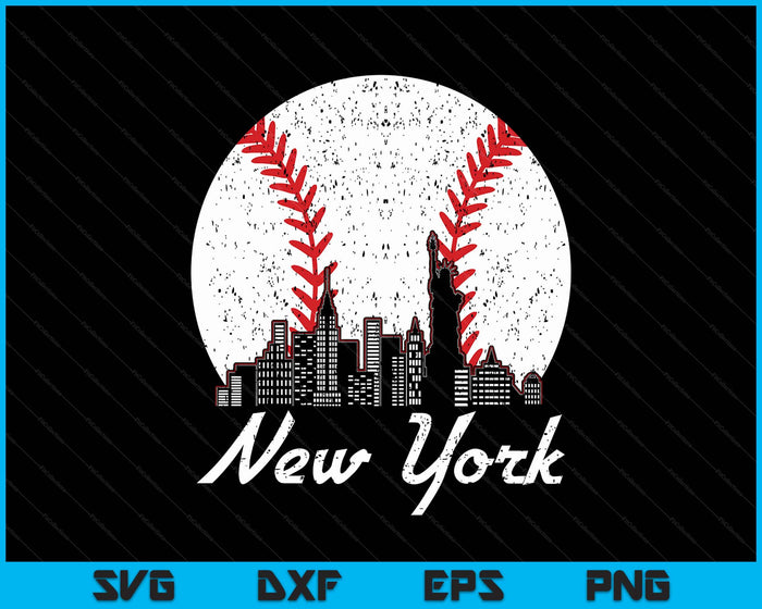 New York Baseball USA State Game Day SVG PNG Digital Printable Files New York Baseball USA State Game Day SVG PNG Digital Printable Files
