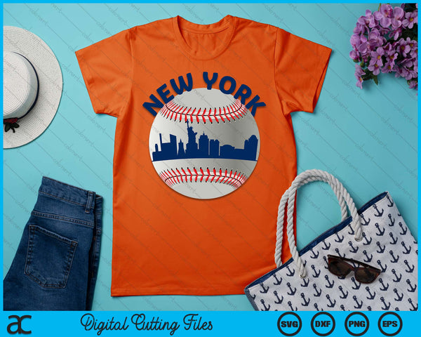 New York Baseball Team Fans of Space City SVG PNG Cutting Printable Files