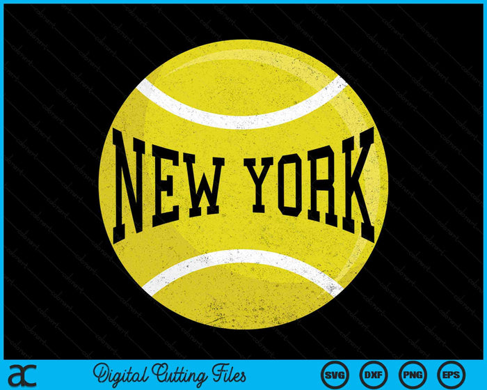 New York Tennis Fan SVG PNG Digital Printable Files New York Tennis Fan SVG PNG Digital Printable Files