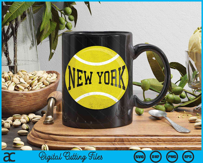 New York Tennis Fan SVG PNG Digital Printable Files New York Tennis Fan SVG PNG Digital Printable Files