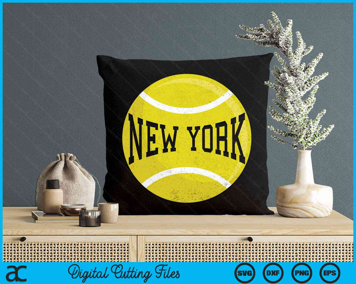 New York Tennis Fan SVG PNG Digital Printable Files New York Tennis Fan SVG PNG Digital Printable Files