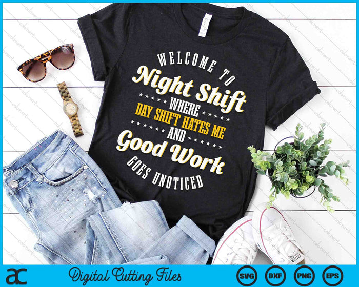 Night Shift Professional Workers SVG PNG Digital Cutting Files Night Shift Professional Workers SVG PNG Digital Cutting Files