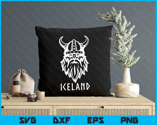 Norse Iceland Apparel Vintage Viking Of Iceland SVG PNG Digital Cutting File