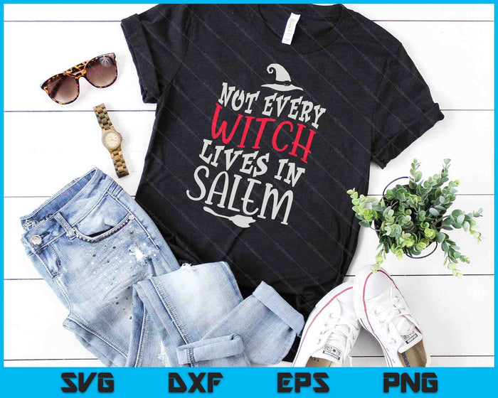 No todas las brujas viven en Salem Halloween Fan SVG PNG Archivos de corte digital No todas las brujas viven en Salem Halloween Fan SVG PNG Archivos de corte digital