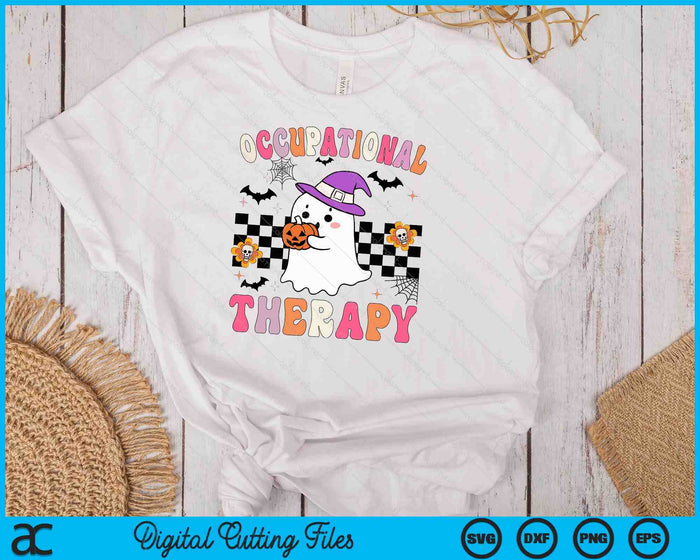 OT Occupational Therapy Halloween Retro Ghost OT Halloween SVG PNG Digital Cutting File OT Occupational Therapy Halloween Retro Ghost OT Halloween SVG PNG Digital Cutting File
