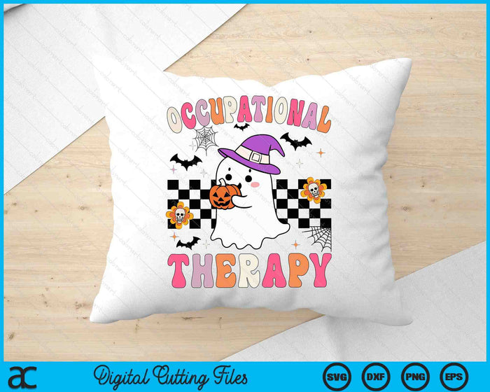 OT Occupational Therapy Halloween Retro Ghost OT Halloween SVG PNG Digital Cutting File OT Occupational Therapy Halloween Retro Ghost OT Halloween SVG PNG Digital Cutting File