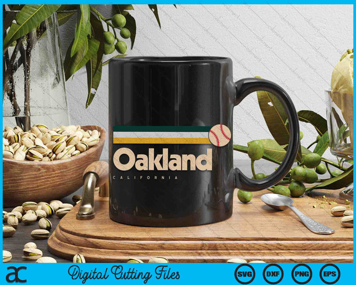 Oakland Baseball City California Retro Oakland SVG PNG Digital Cutting Files Oakland Baseball City California Retro Oakland SVG PNG Digital Cutting Files