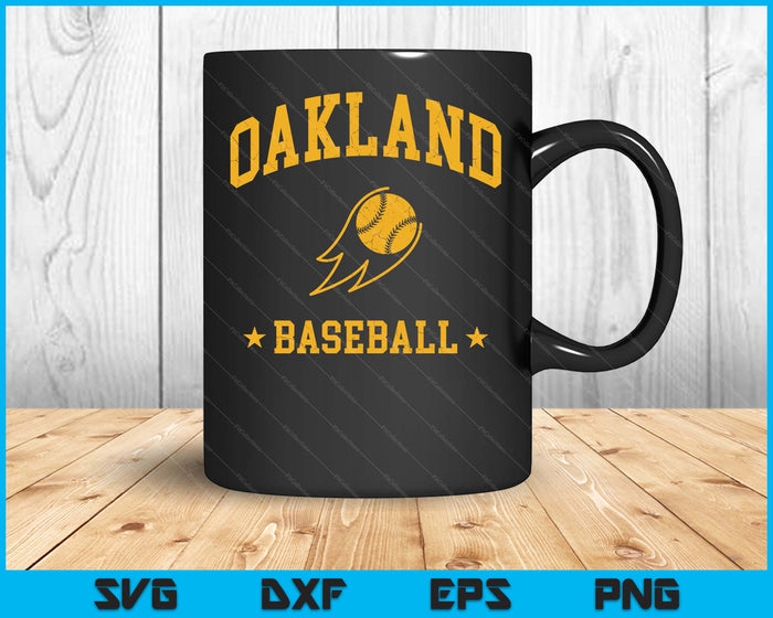 Oakland Baseball Vintage Gameday Retro Baseball Lover SVG PNG Digital Printable Files Oakland Baseball Vintage Gameday Retro Baseball Lover SVG PNG Digital Printable Files