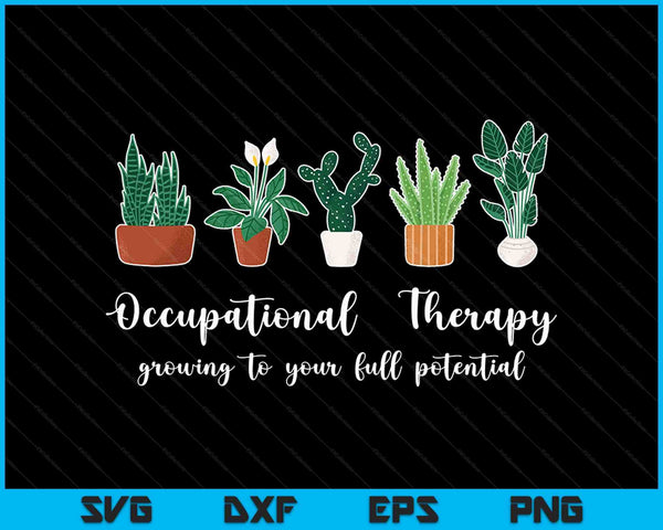 Occupational Therapy Pediatric Therapist SVG PNG Cutting Printable Files