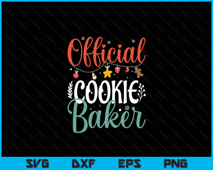 Official Cookie Baker Funny Christmas Couples Matching SVG PNG Digital Printable Files Official Cookie Baker Funny Christmas Couples Matching SVG PNG Digital Printable Files