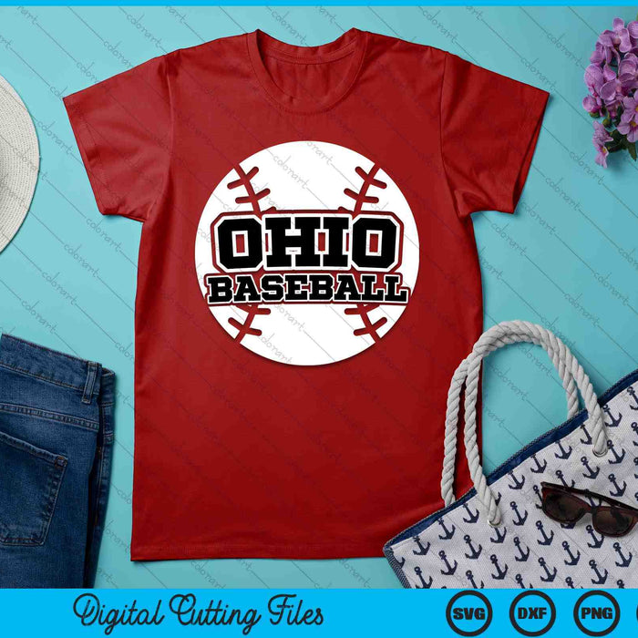 Ohio Baseball Block Font SVG PNG Digital Cutting Files Ohio Baseball Block Font SVG PNG Digital Cutting Files