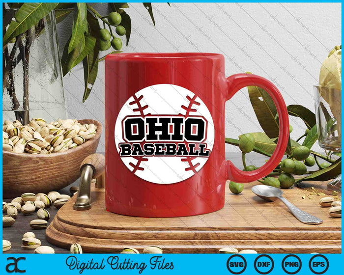 Ohio Baseball Block Font SVG PNG Digital Cutting Files Ohio Baseball Block Font SVG PNG Digital Cutting Files